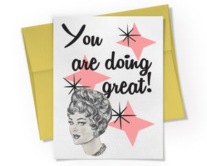 Card - You are doing great!