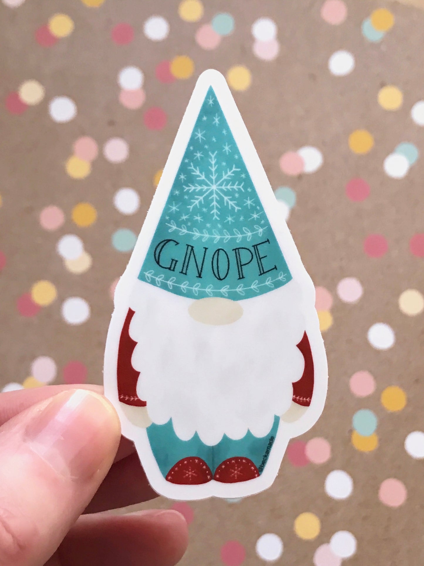 Gnope Gnome Sticker
