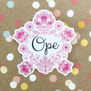Premium Sticker - Ope Floral Design
