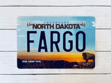 Postcard - North Dakota Plate -Fargo
