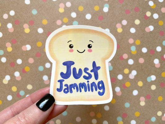 Just Jamming Sticker