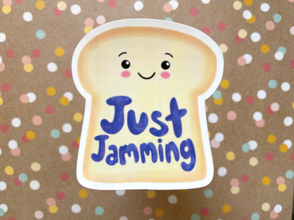 Just Jamming Sticker