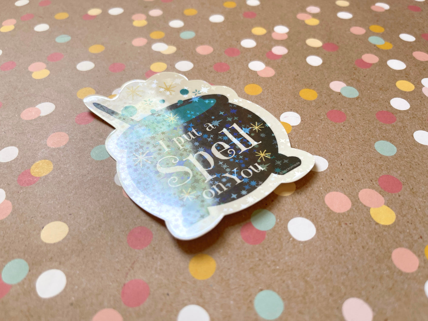 I put a Spell on You Starburst Prism Sticker