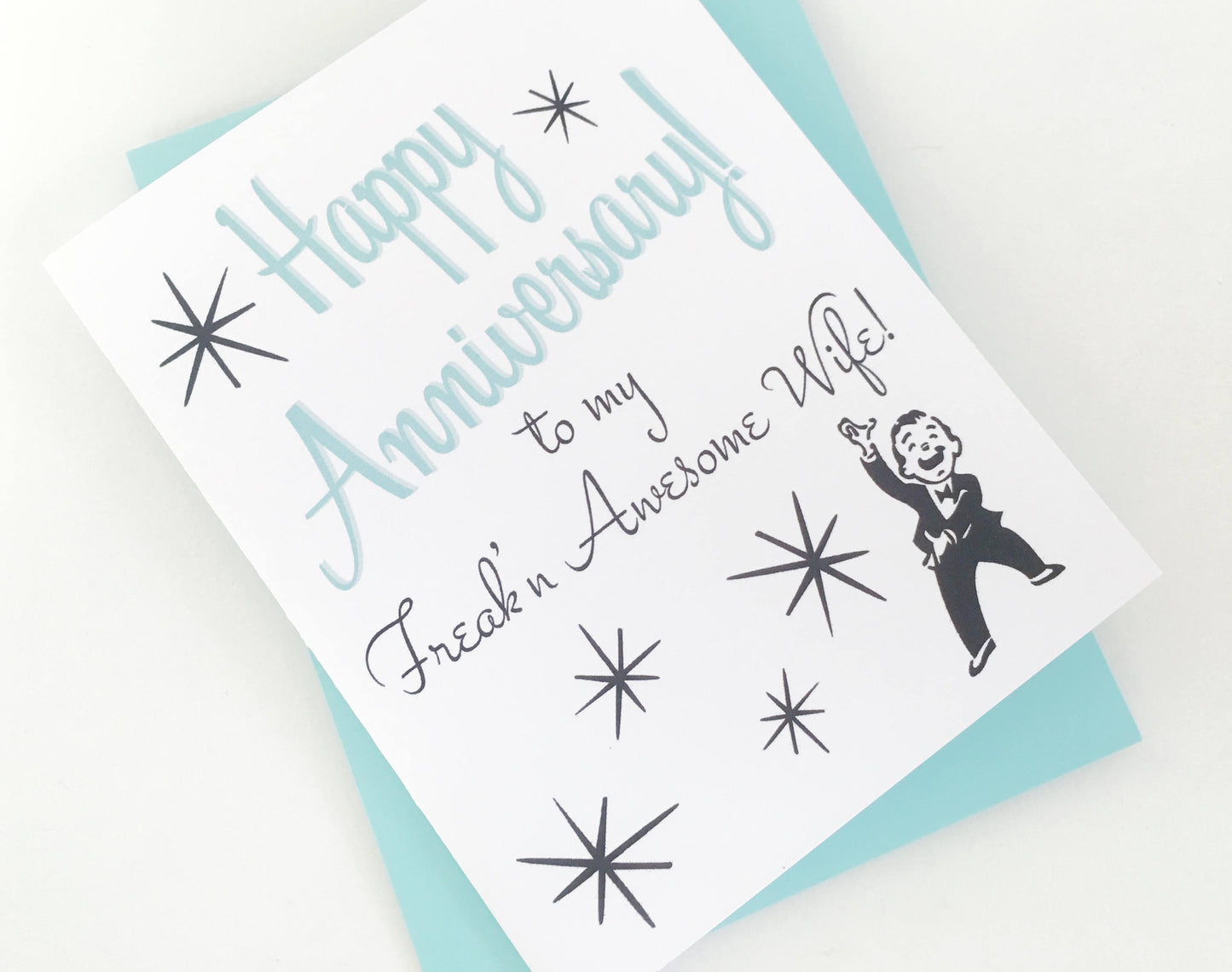 Card - Freak'n Awesome Wife Anniversary Card.