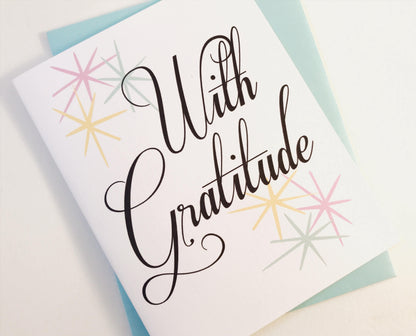 Card - With Gratitude