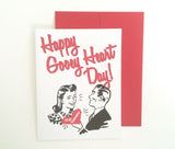 Card - Happy Gooey Heart Day. Silly Valentine