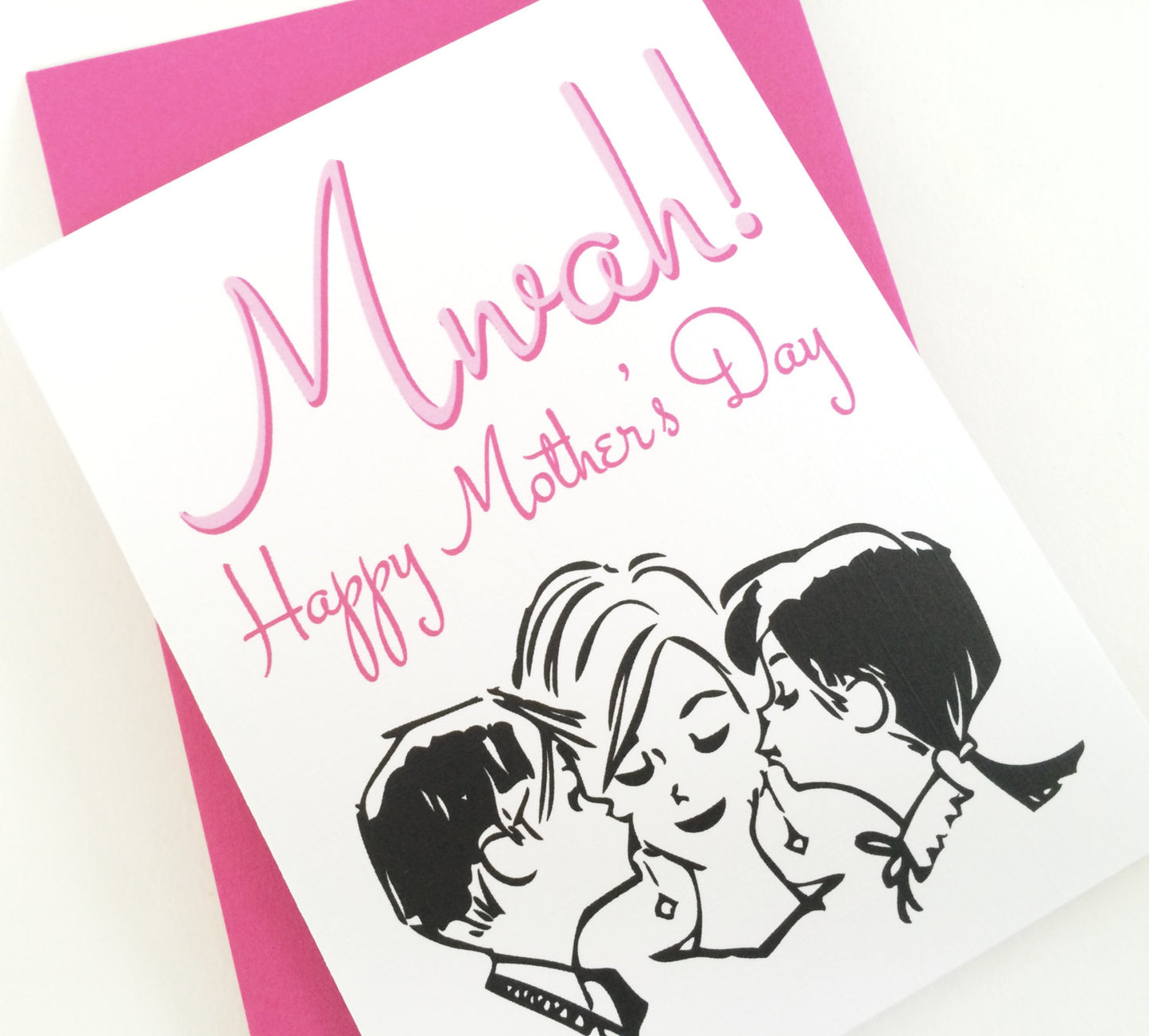 Card - Happy Mother's Day, Mwah Kisses