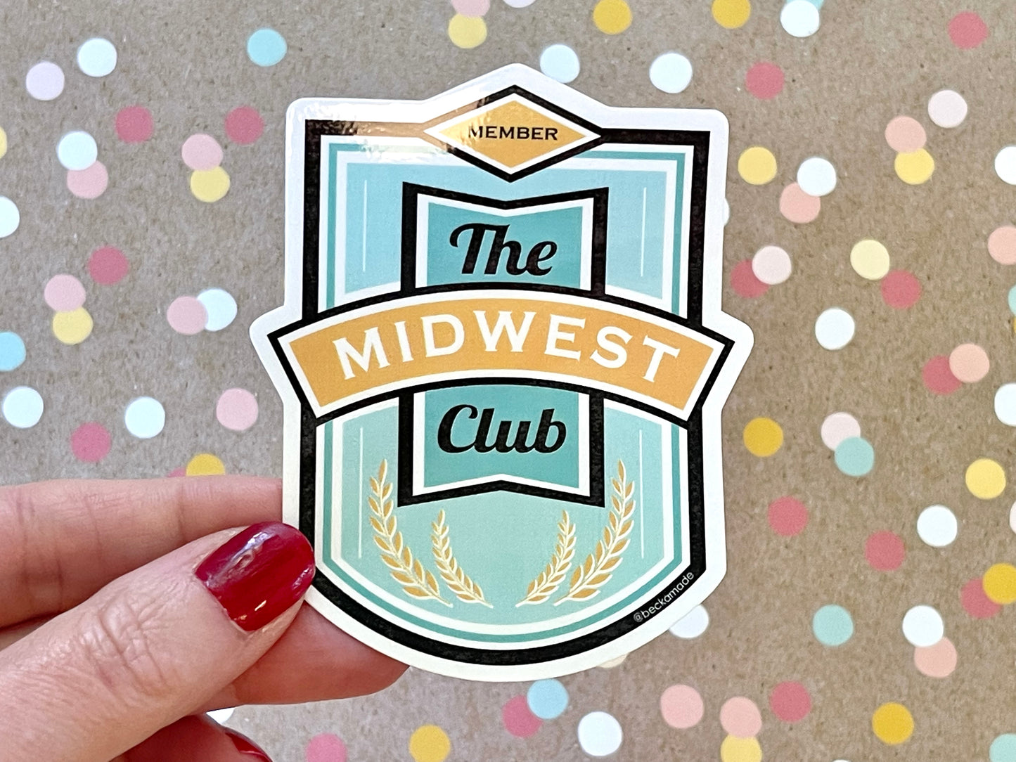 The Midwest Club Sticker