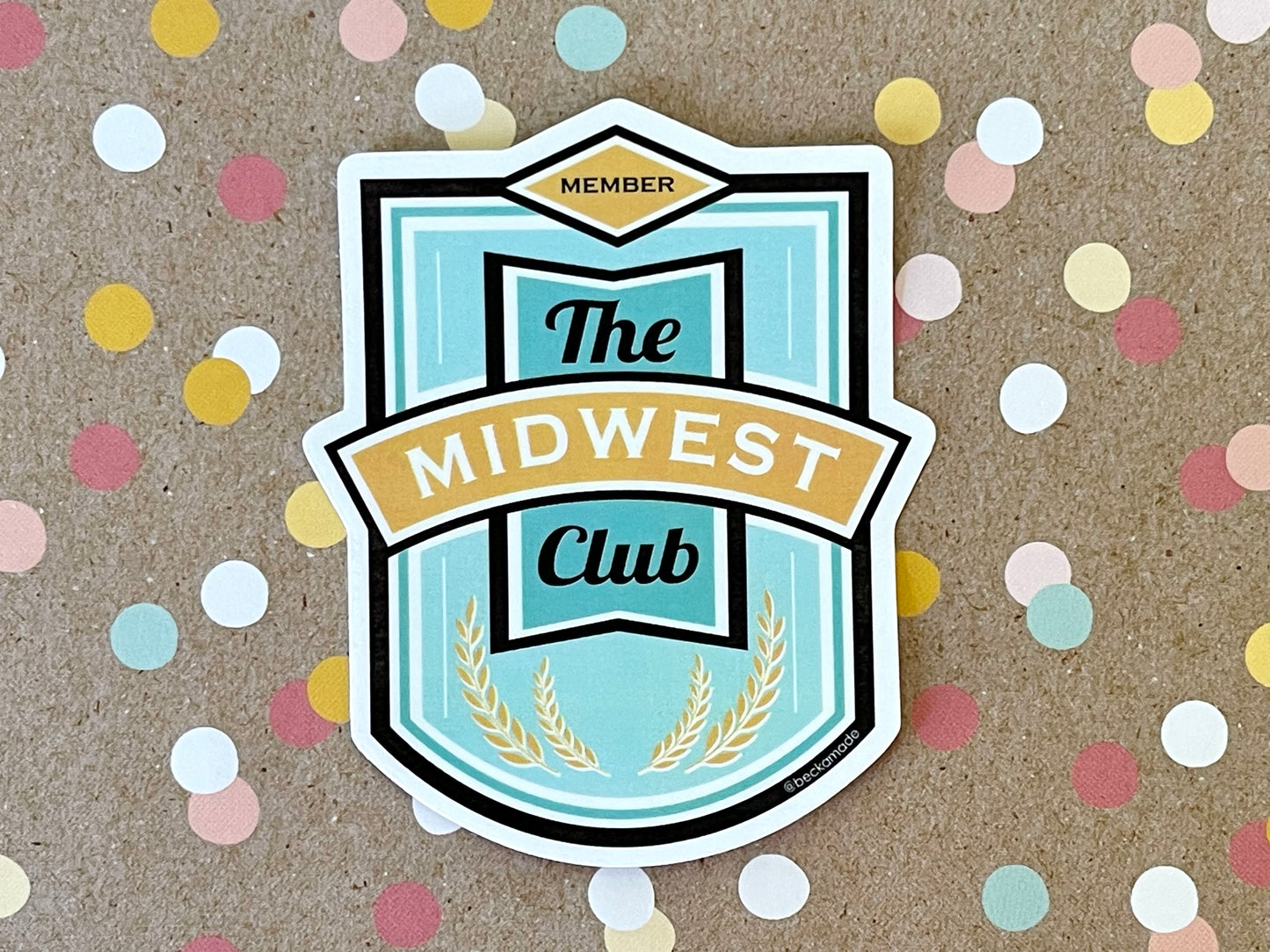 The Midwest Club Sticker