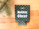 Cozie - Holiday Cheer Green Plaid - Regular Can Size