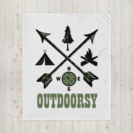 Throw Blanket - Outdoorsy